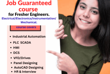 Job Guaranteed Training course for fresher engineers .