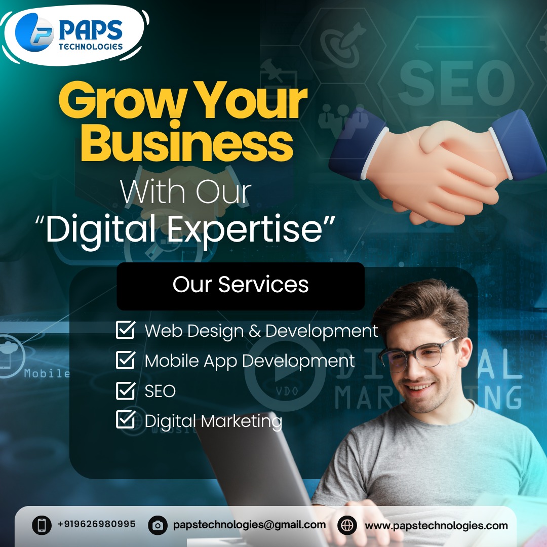 Best Digital Marketing Agency in Salem | Best SEO Agency in Salem – Paps Technologies